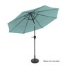 Pure Garden 10-Foot Outdoor Patio Umbrella with Auto-Tilt and Base, Sand 50-LG1043